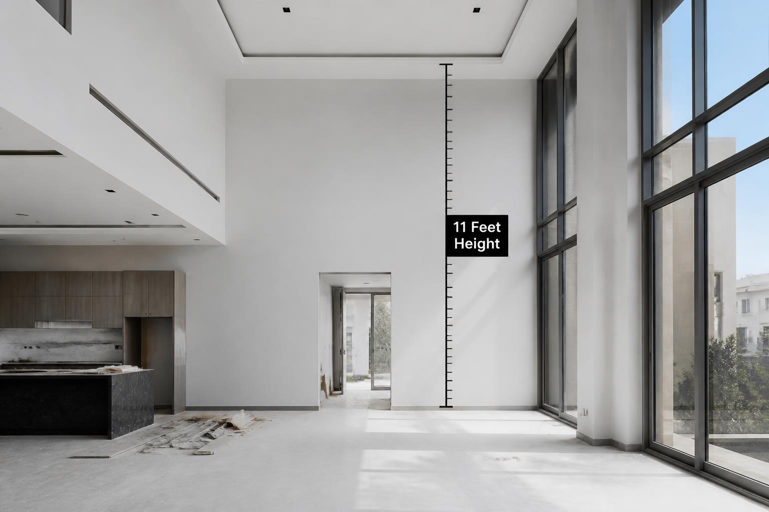 11 Feet Ceiling Height